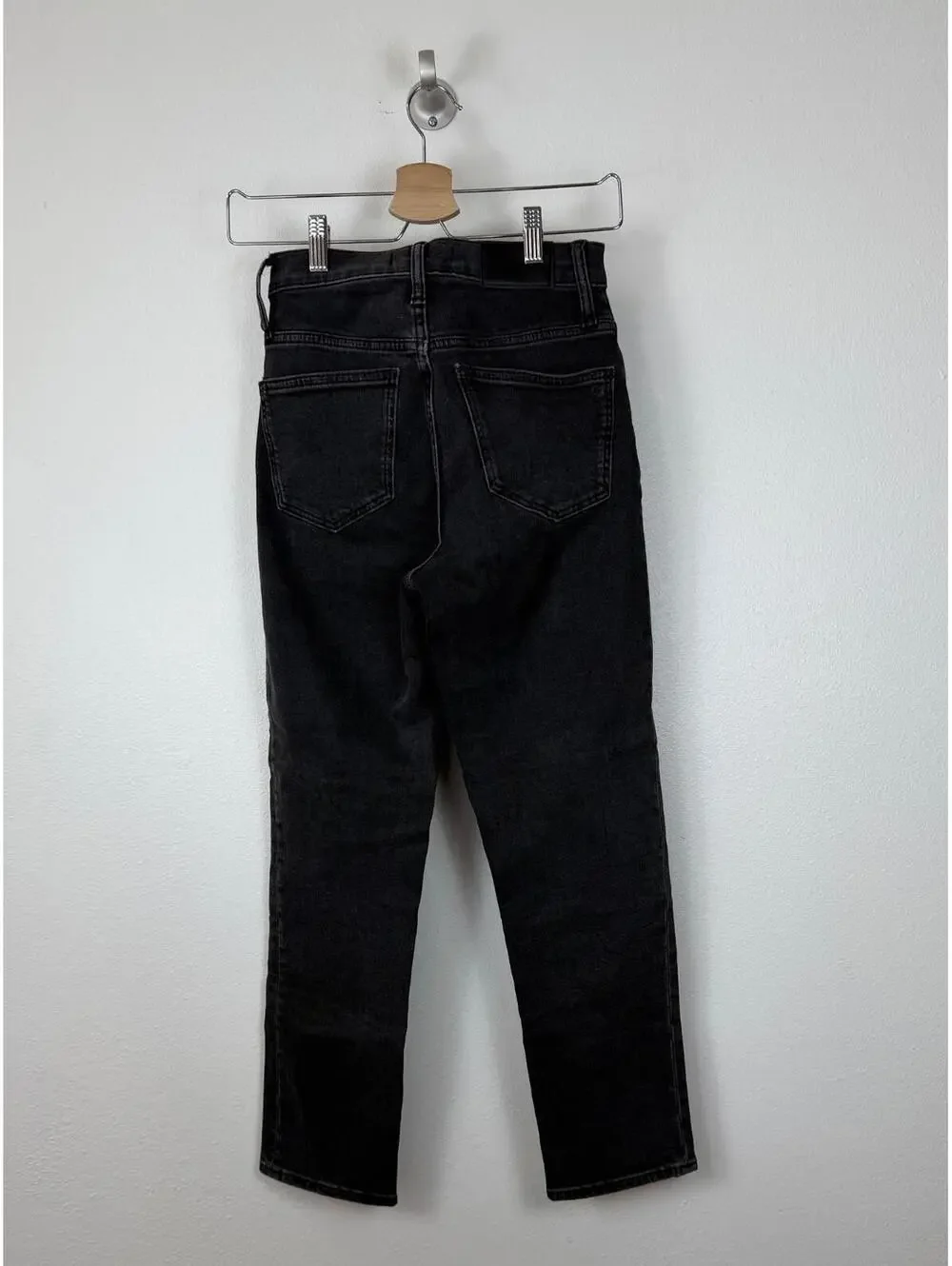 Madewell Women's Classic Straight Jeans - Black, Size 24, great condition - Picture 2 of 3